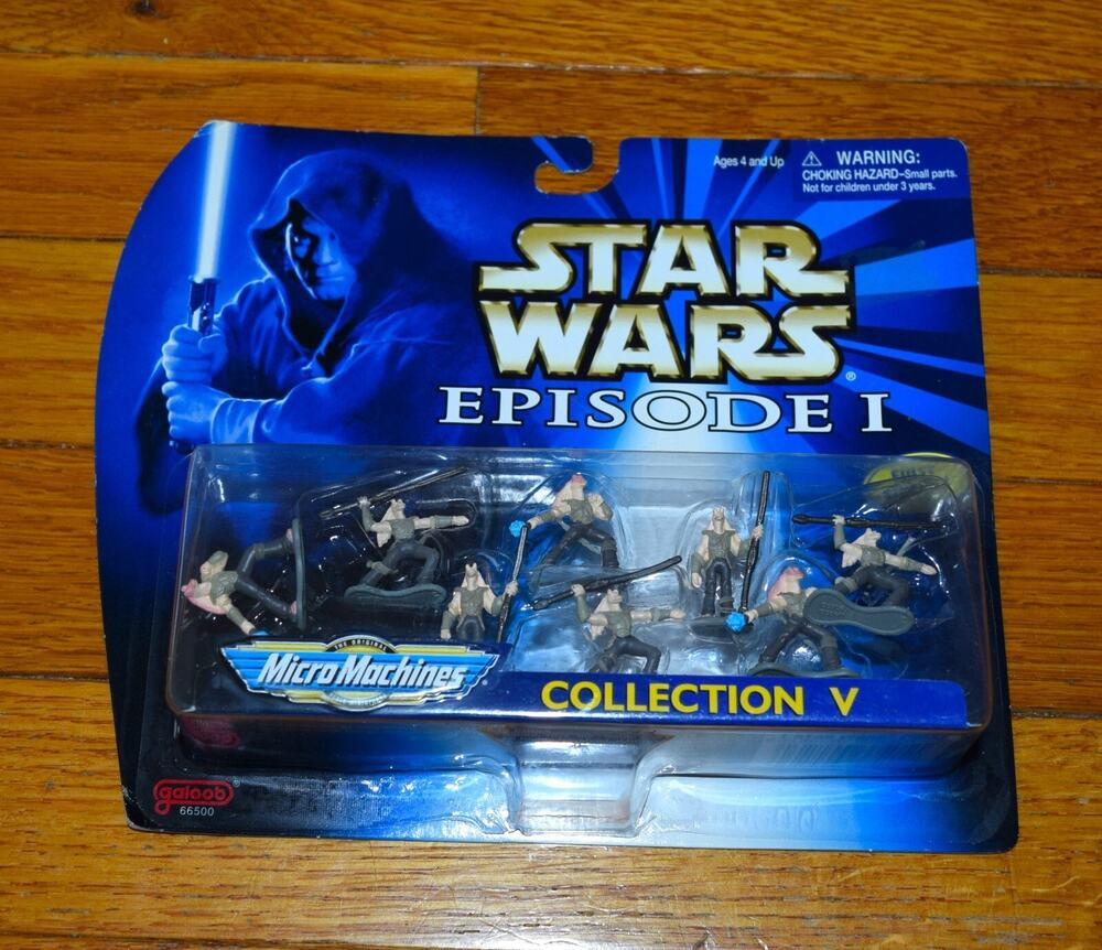 1999 Collection V 5 Galoob Micro Machines Star Wars Episode I GUNGANS MOC NEW